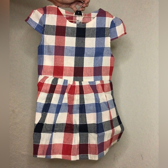 Toddler Graceful Blue Preppy Style Dress main image 0